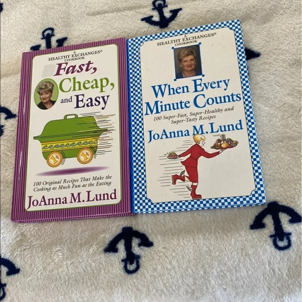 💥Two Vintage Cookbooks by Joanna M. Lund